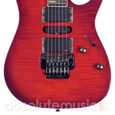 Ibanez RG370FMZ-TRB Electric Guitar, Flamed Translucent Red Burst