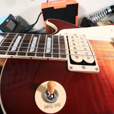 Gibson Les Paul Standard '50s Double Trouble Guitar Vintage Bourbon Burst image 19