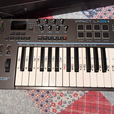 Nektar Impact LX25+ USB MIDI Keyboard Controller 2016 - 2021 - Black with box and software image 2