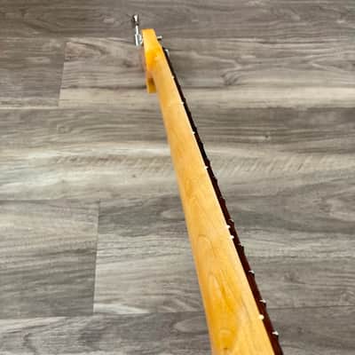 Allparts Fender Jazzmaster Neck w/ Aged Gotoh Tuners and Fender String Tree 2021 Tinted Nitrocellulose Relic image 9