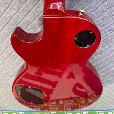 Gibson Les Paul Studio Plus KILLER TOP In-USA FretWerx Setup and Fret Polish - Wine Red image 17