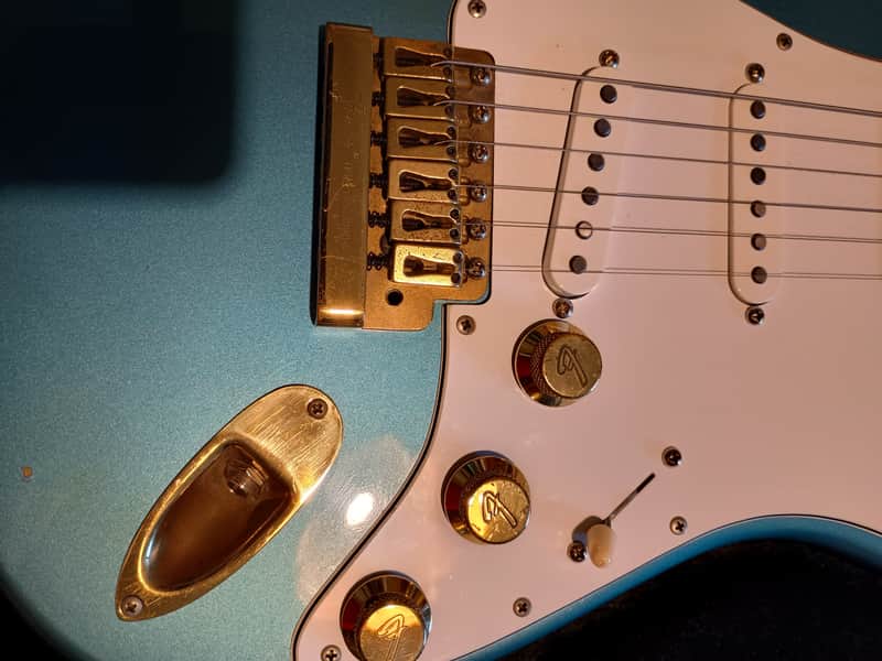 Fender The Strat with Maple Fretboard 1980 - 1983 - Lake Placid Blue image 1