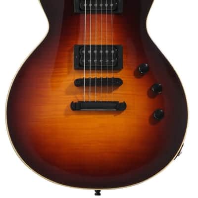 ESP E-II Eclipse Full Thickness Electric Guitar - Tobacco Sunburst image 2