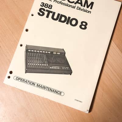 TASCAM 388 - 8 Channel Mixer with 1/4" 8-Track Reel to Reel image 12