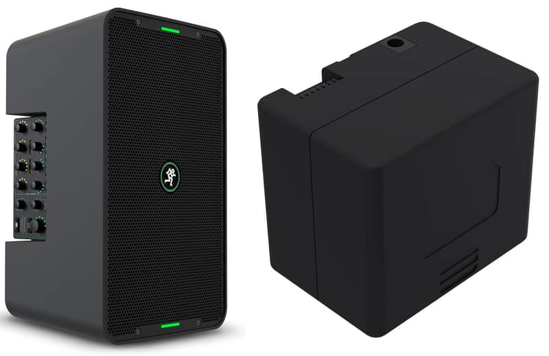 Mackie ShowBox Rechargeable 8" DJ PA Bluetooth Speaker+Mixer+Extra Battery image 1