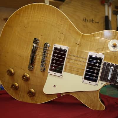Probett LSM Singlecut LP Natural Finish Shed Pickups image 2