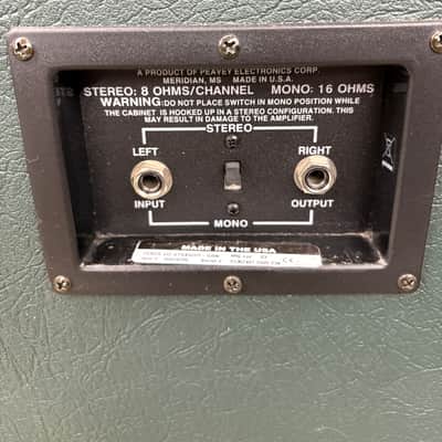Peavey Penta 140 Watt Tube Guitar Amplifier Head and Cabinet 2000s Green image 10