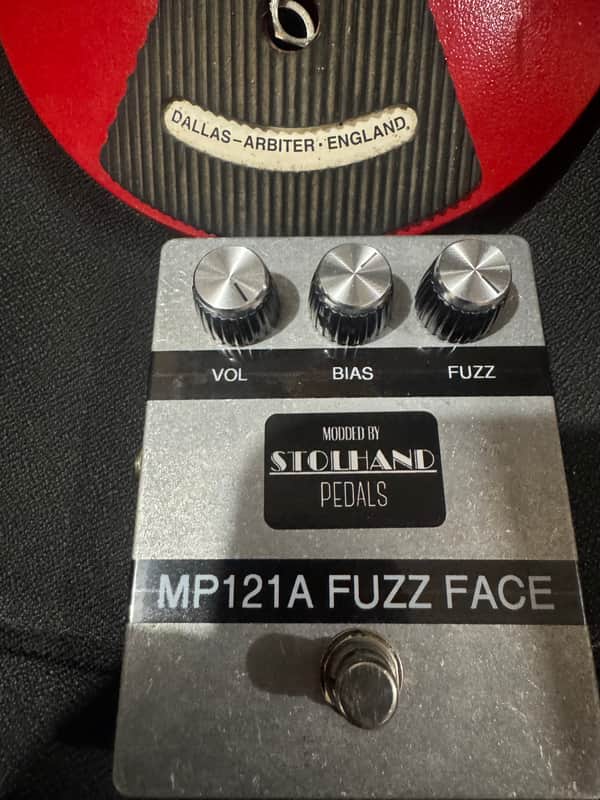 Stolhand Pedalboard Friendly JDF2 Fuzz Face with Stolhand mods and rare MP121A geranium transistors. image 1