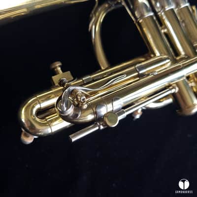 F.E. Olds & Son Super Recording Los Angeles offset valves cornet gamonbrass image 19