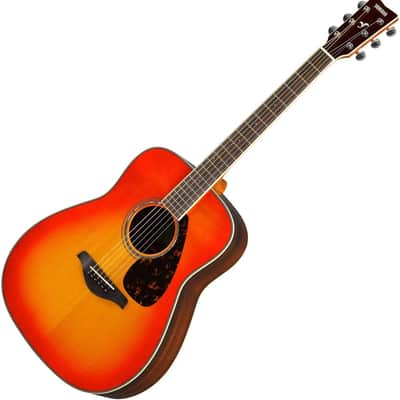 Yamaha FG830-AB Acoustic Guitar - Autumn Burst image 2