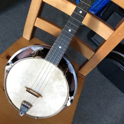 Melody Junior Banjo Ukulele 1936 circa Brown varnish image 4
