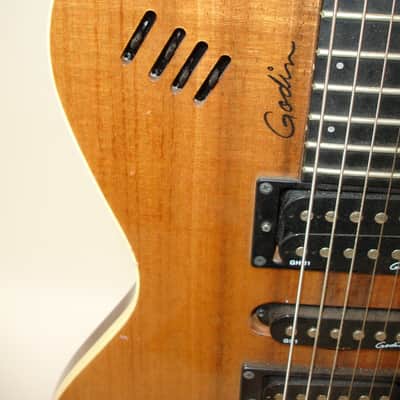 Godin xtSA Multi-Voice Electric Guitar Electric Guitar Natural Koa image 7