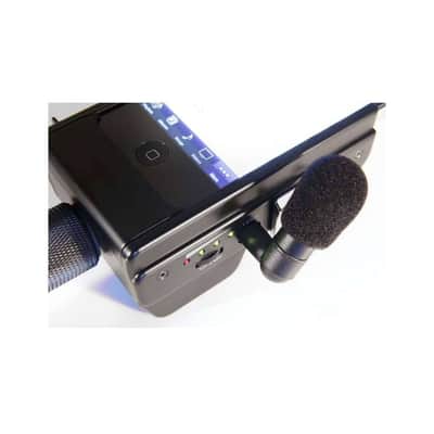 Fostex AR4i iPhone4s camera mount & mics image 5