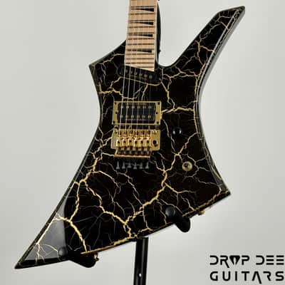Jackson Pro Plus Series Signature Brandon Ellis Kelly KE27 Electric Guitar w/ Bag - Gold Crackle image 4