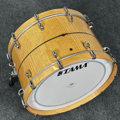 Used Tama Star Maple 4pc Drum Set Natural Curly Maple image 5