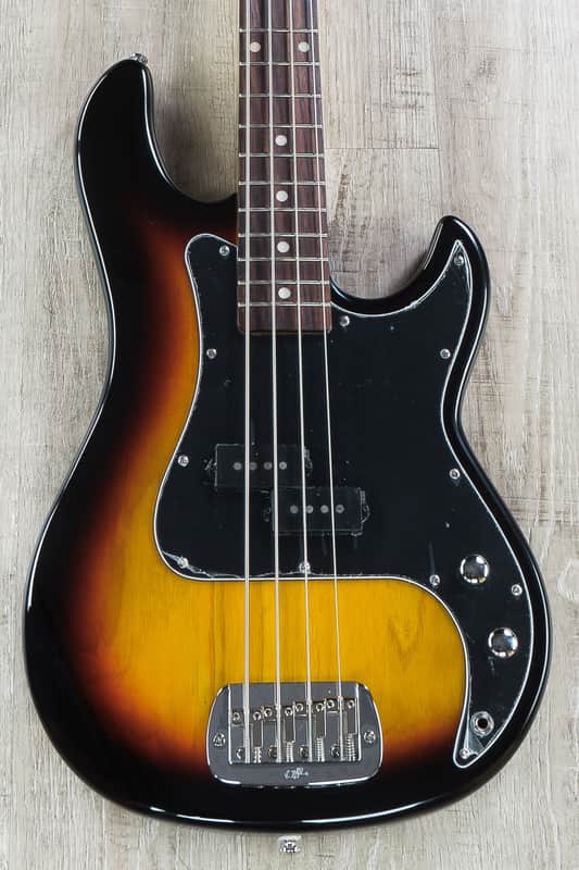 G&L Tribute LB-100 4-String Electric Bass, Brazilian Cherry Fingerboard - 3-Tone Sunburst image 1