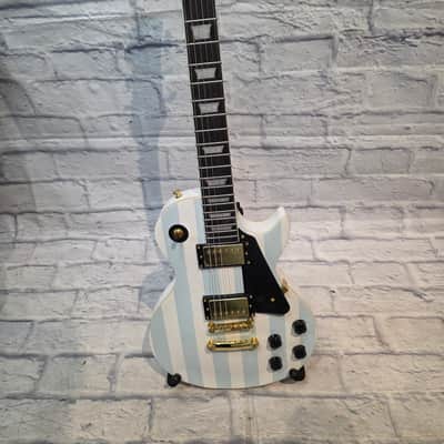 Rafferty Guitars Blue / White LP Style Electric Guitar image 2