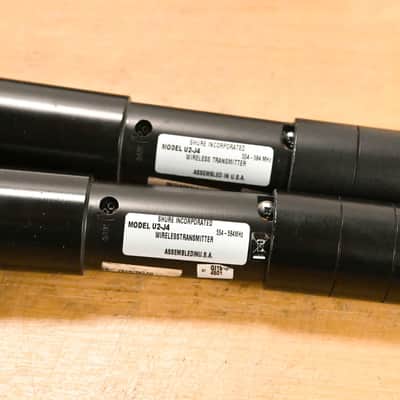 Shure U4D-J4 Wireless Receiver w/ two U2/BETA87A Handheld Mics - J4 Band CG01YHE image 11