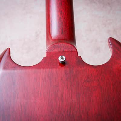 GIBSON USA Custom Shop Special Order M2M SG Custom "Cranberry + Ebony" (2024) image 16