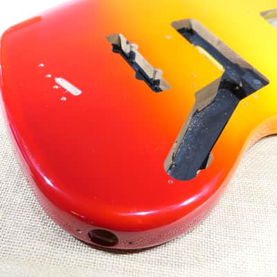 Body Tequila Sunrise Genuine 2025 Fender Player II Modified Active Jazz Bass V image 6