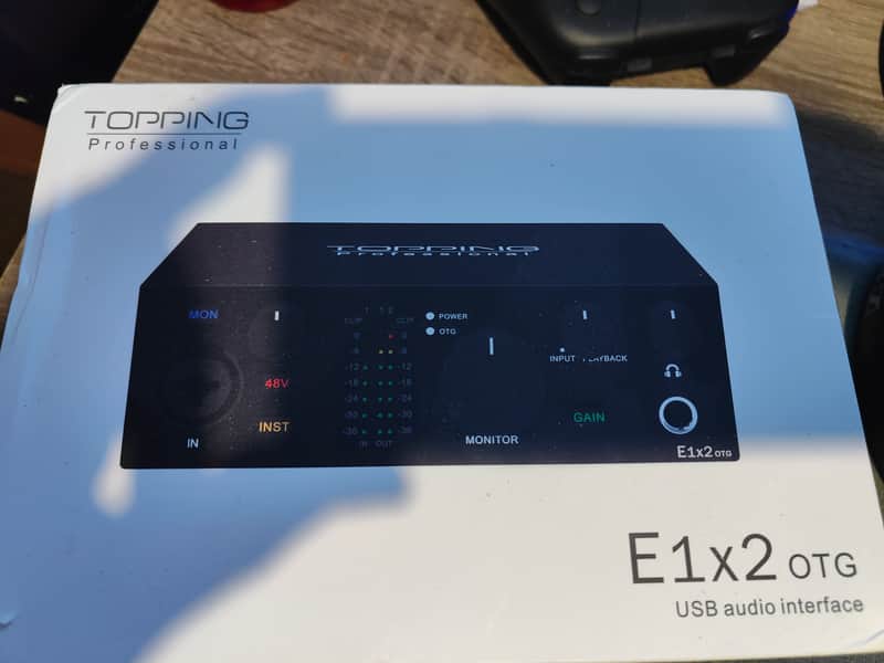 Topping EX1x2 OTG 2024 - Black USB Audio Interface image 1