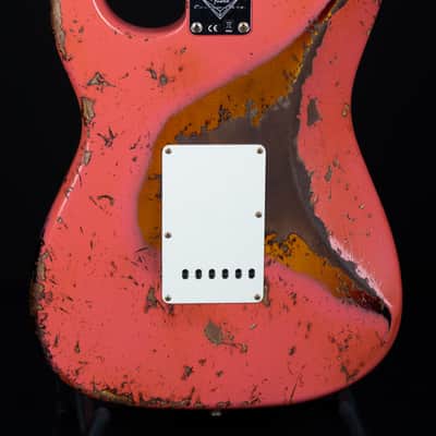 Fender Custom Shop Ltd. 60/63 Stratocaster NEW - Fiesta Red over Sunburst Heavy Relic image 7