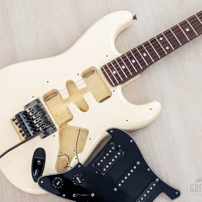 2012 Fender Stratocaster ST62-FR SSH Superstrat Vintage White w/ Floyd Rose, DiMarzio & Duncan, Japan MIJ image 21