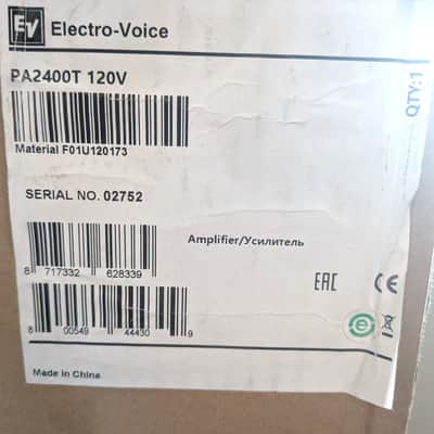 New Electro-Voice PA2400T DUAL CHANNEL 400W Commercial 70V/100V Power Amplifier image 3