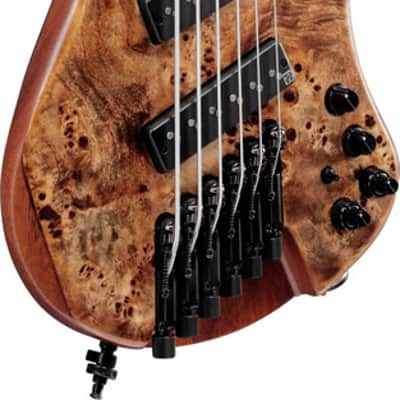 Ibanez EHB Ergonomic Headless Bass 6 String w/Bag Multi scale - Antique Brown Stained Low Gloss (EHB1506MSABL) image 2