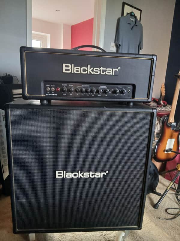 Blackstar HT Club 50 mk 1 head amp. And a 4x12 Speaker Cabinet Blackstar 2000s - Black image 1