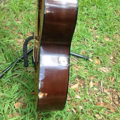 Vintage 70's Yamaha FG 100 Acoustic Guitar image 7
