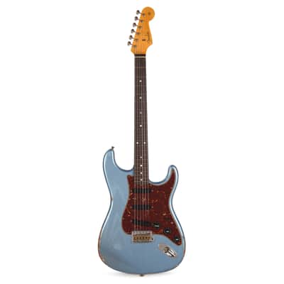 Fender Custom Shop Limited Edition Roasted Stratocaster Super Faded Aged Lake Placid Blue Relic (Serial #XN18647) image 4