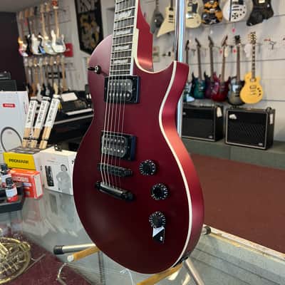 ESP LTD 6 String Electric Guitar in Candy Apple Red Satin EC256-CARS image 4
