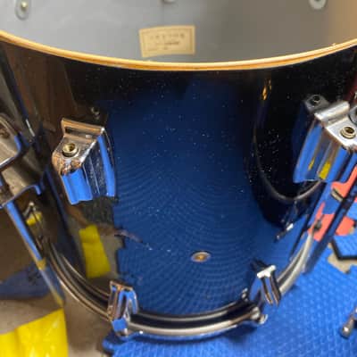 Incredible Looking & Sounding Rare Rogers 18” Bass Drum Kit  1960’s - Rainbow Sparkle Drum Set Holy Grail of Jazz Kits! 18-14-12 image 18