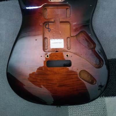 Squier Stratocaster Flamed Maple Veneer Top image 1