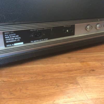 Very Rare! Late 60s/Early 70s Park/Marshall  6 channel,  100Watt PA Head image 8