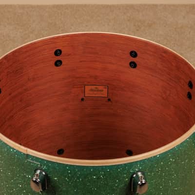 2000s Tama Starclassic Performer B/B Shattered Turquoise Drum Set image 24