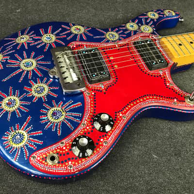 Peavey  T-15 Custom Folk Art Paint Job Southwestern Electric Guitar image 2