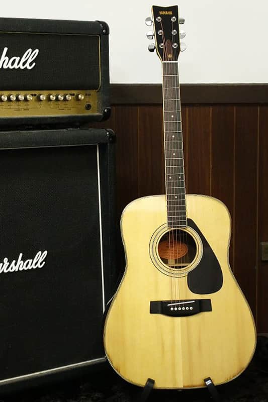 Vintage 1980's made Orange Label model YAMAHA FG-201 Made in Japan