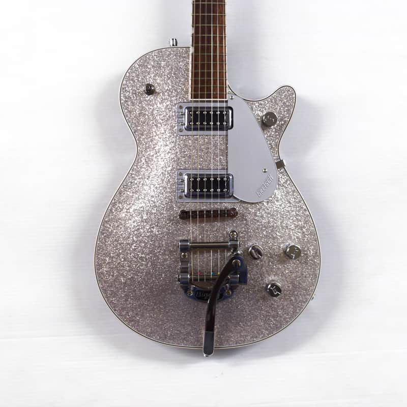 Gretsch G5230T Electromatic Jet FT with Bigsby - Silver Sparkle image 1