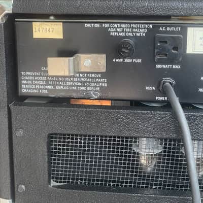 '70s Ampeg V-2 (w/ V-4 4x12 Cab) image 11