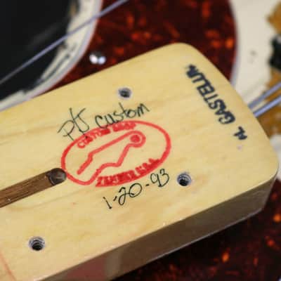 1993 Fender Custom Shop ‘50s P/J Precision Jazz Bass Olympic White Relic image 13