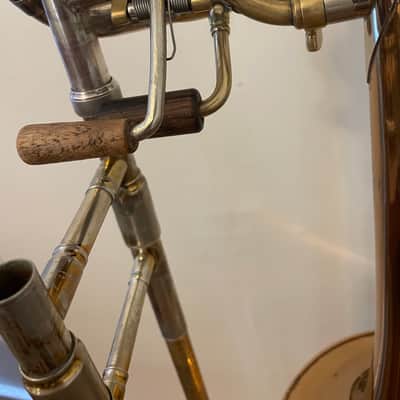 Conn 8H 1960s Worn Lacquer, Silver Plated Valve Wrap image 4