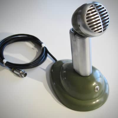 Shure 520-SL High Impedance Microphone Desk Mic Circa-1950s-Chrome & Black` image 6
