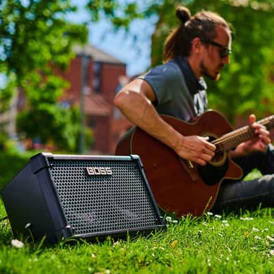 Boss CUBE-STREET 2 Portable Electric Guitar Amplifier in Black image 5