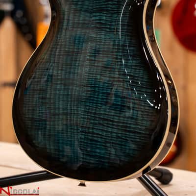PRS SE Hollowbody II Piezo Peacock Blue Smokeburst image 18