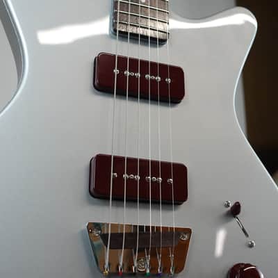 Danelectro Dan O. Mano Electric Guitar - Silver image 5