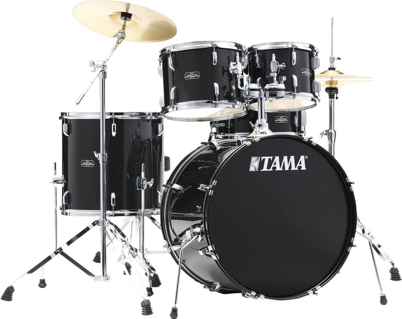Tama Stagestar 10x8/12x9/16x15/22x16/5.5x14" 5pc Drum Set with Cymbals and Hardware image 1