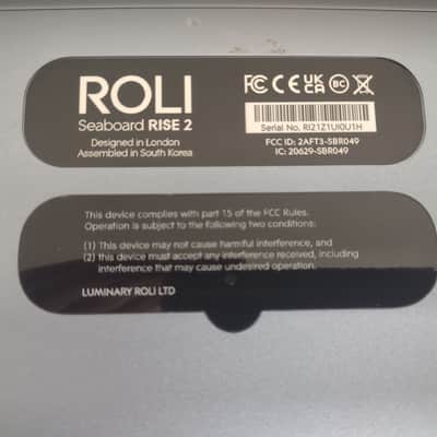 ROLI Seaboard 2 49-Key MIDI Controller 2024 - Present - Platinum Blue image 5