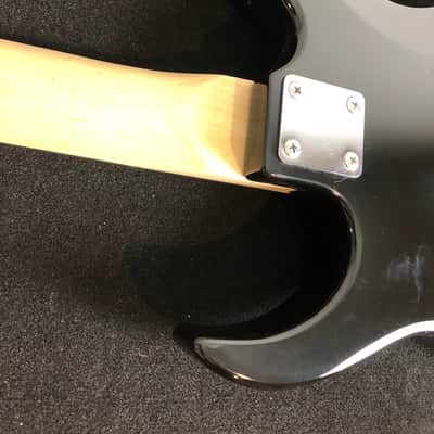 Harley Benton RG-JUNIOR BK Gloss Black Short Scale Guitar - SHORT 7/8 SCALE image 7